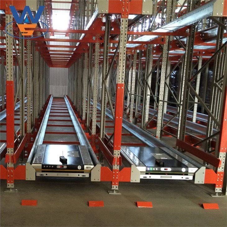 Warehouse steel matel radio shuttle racking system (4)